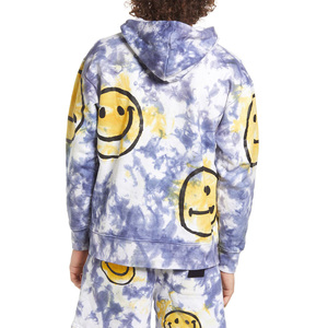 Sweat à capuche streetwear personnalisé OEM pour homme, brodé de haute qualité, couleur unie, imprimé en relief, respirant, avec poches - Product Image 4