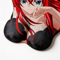 Tapis de souris en silicone à motif personnalisé de dessin animé sexy, repose-poignet ergonomique, surface lisse résistante à l'eau, soulagement de la douleur, en stock