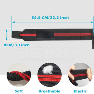 Bandes de poignet personnalisées avec logo pour l'entraînement de fitness, la musculation et l'haltérophilie, ajustables - Product Image 5