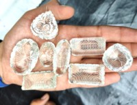 Lot en vrac de haute qualité de cabochons de quartz transparents facettés, pierres précieuses en cristal naturel hautement polies, formes variées, pierres en vrac
