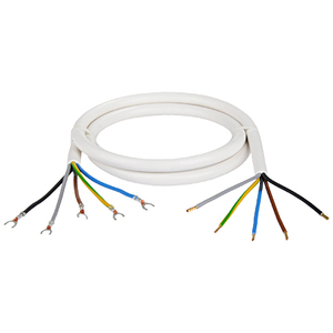 Cavo di collegamento per cucina 5x2,5 mm² con terminali a forcella da un lato, 5 m - Product Image 1