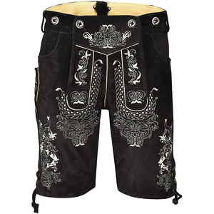 Venta al por mayor ropa nueva ropa tradicional Lederhosen buena calidad Lederhosen pantalones cortos hombres alemán bávaro Lederhosen personalizado - Product Image 2