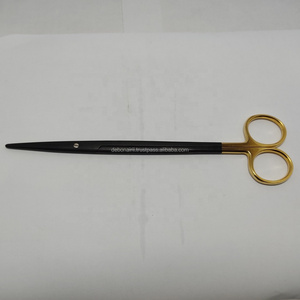 Tijeras de Disección Metzenbaum Negras, Instrumento Quirúrgico de Acero Inoxidable de Grado Médico de Alta Calidad, CE OEM, Marca Privada - Product Image 3