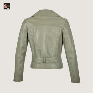 Women Pink <b>Leather</b> <b>Jackets</b> Wholesale Bulk Production Factory Direct High Quality - Product Image 6