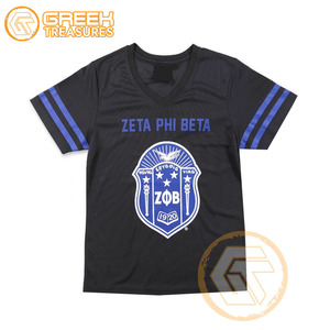 T-shirt en coton personnalisé de haute qualité Zeta Phi Beta, vêtements de sororité, vêtements de fraternité pour femmes, respirant pour toutes les saisons - Product Image 1