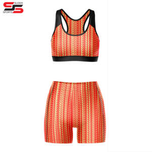 Conjunto y pantalones cortos de sujetador push up de alta calidad para mujer, venta rápida - Product Image 6