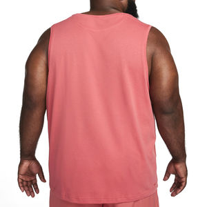 100% coton tricoté hommes surdimensionné sans manches débardeur couleur unie Fitness Muscle gilets respirant musculation haute rue - Product Image 2