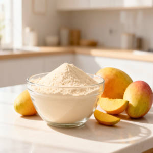 Poudre de mangue Carabao mûre séchée par pulvérisation |   Poudre d'extrait de mangue naturelle des Philippines |   Produit de qualité alimentaire OEM, marque privée, 10 kg - Product Image 6