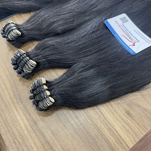 Extensiones de cabello humano virgen Remy vietnamita sin procesar de primera calidad, extensiones de cabello natural con cinta adhesiva. - Product Image 6