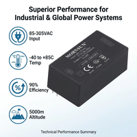 Convertisseur AC/DC Mornsun LD30-23B05R2 5V 6A, alimentation SMPS, redresseurs 85-305VAC, haute efficacité, ultra-compact, faible consommation