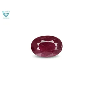 Rubí (Manik) - 3.88 Quilates, Facetado, Natural y Sintético, Variedad que Incluye Esmeralda, Corte Cojín, Pera, Estrella, Octágono, Creado en Laboratorio, Tratado Térmicamente - Product Image 1