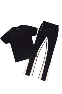 Custom Jogging Heavyweight Acid Wash French Terry pantalones de chándal acampanados logo Algodón Deportes acampanado Jogger - Product Image 4