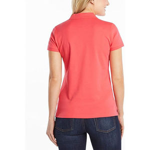 T-shirts pour femmes en coton polyester de haute qualité, logo personnalisé, t-shirt pour femmes à coupe ajustée douce avec logo, t-shirt polo pour femmes 100% coton - Product Image 6