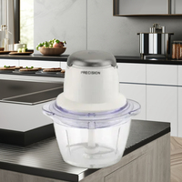 Mini robot culinaire électrique professionnel 1.2L usage domestique haute efficacité Portable écologique facile à nettoyer lames en plastique personnalisées