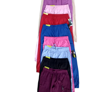 Pantalon de survêtement premium pour homme 100 % polyester, écologique, respirant, décontracté, streetwear, léger, taille mi-haute, design plissé, uni - Product Image 1