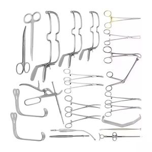 Ensemble d'instruments chirurgicaux Pentax certifiés CE ISO 23pc Source d'alimentation manuelle Amygdalectomie Ent pour les instruments médicaux d'élimination des amygdales - Product Image 1