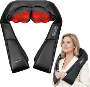 Sırt ve Boyun Masajı Derin Doku Dokunma Vücut Kas Ağrılarını Giderici Boyun Omuz Shiatsu Boyun ve Omuz Masaj Aleti - Product Image 2