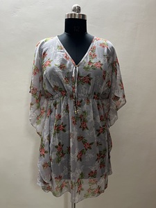 Robe de bureau élégante pour femme grande taille en satin de soie 100% - Robe de carrière mi-longue - Tailles S-3XL - Été - Anti-rides - Product Image 2