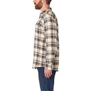 2025 Custom High Quality <b>Men's</b> Flannel <b>Shirt</b> Breathable Casual Plaid Long Sleeve Dress for Summer OEM Customizable - Product Image 2