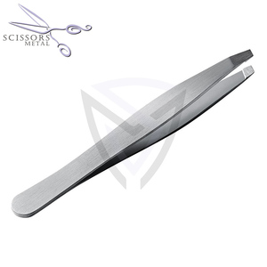 Meilleure vente pince à sourcils à pointe de fibre personnalisable outils de beauté professionnels en acier inoxydable pince à sourcils - Product Image 6