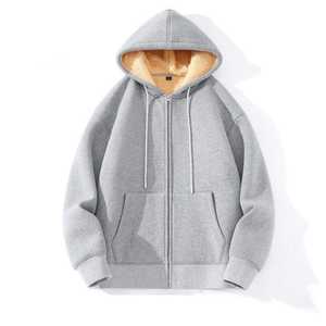 Sherpa Hoodies Men <b>Warm</b> <b>Fleece</b> Hoodie Soft Sherpa Interior Comfortable Winter Clothing Daily Wear - Product Image 3