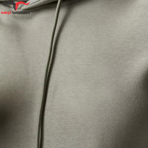 Sweats à capuche unis élégants pour hommes survêtements grande taille personnalisés à fermeture éclair à la mode hiver rue 100% coton brodé printemps - Product Image 5