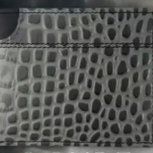 กระเป๋าเงินใบสั้นของผู้ชายแบบเปิดปิดหนังแท้ลายม้าบ้าป้องกันการปิดกั้น - Product Image 1