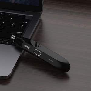 Tondeuse à poils de nez électrique rechargeable pour hommes et femmes, utilisation humide/sèche, lame en acier inoxydable portable, matériau plastique, pour utilisation en camping-car et en voiture - Product Image 4