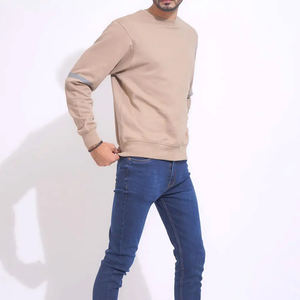 เสื้อสเวตเตอร์สวมหัวผ้าฝ้ายอินทรีย์เสื้อผ้าฟลีซแบบยั่งยืนสำหรับฤดูหนาวดีไซน์ตามสั่ง - Product Image 3