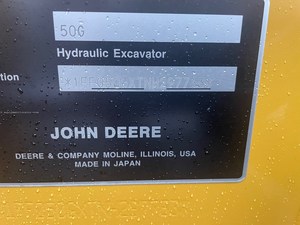 Mini-excavatrice John Deere JCB 50G neuve/d'occasion 2022, 38 tonnes, moteur, pompe, boîte de vitesses, roulement, godet de 1,7 m³ - Product Image 6