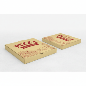 Boîte à pizza en kraft écologique, emballage alimentaire recyclable et biodégradable pour les restaurants et les pizzerias - Product Image 4