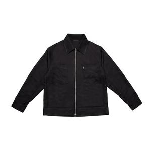 Chaqueta de invierno personalizada de lona pesada para hombre, estilo trabajador vintage con decoración bordada, chaqueta de estilo callejero para hombre - Product Image 1