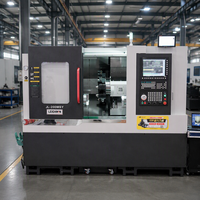 Centre d'usinage CNC à double broche avec tourelle simple pour usinage multi-processus et stabilité pour usinage complet à une seule pince