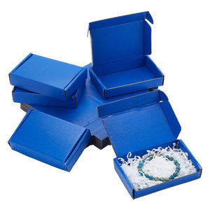 Cardboard Postal <b>Boxes</b> <b>Blue</b> <b>Gift</b> Small Shipping Mailers Kraft <b>Boxes</b> Corrugated Cardboard Postal <b>Boxes</b> for Packaging - Product Image 1