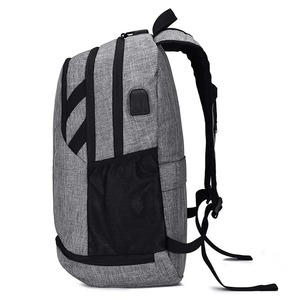 Sac à dos de basket-ball multifonctionnel unisexe Sac de sport de plein air souple Poche d'équipement de balle avec fermeture éclair Polyester antivol - Product Image 3