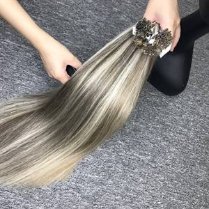 Extensiones de Cabello Humano 100% Natural, Liso, Ombre, Cutícula Alineada, Genius Weft, Punta Plana Invisible - Product Image 6