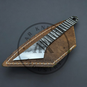 Hand Forged Multi-functional Outdoor Kiridashi Knife Stainless Leather Sheath <b>Craft</b> Work Private Label Workshop <b>Tool</b> - Product Image 3