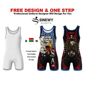 Ensemble de musculation camouflage de haute qualité pour adultes, logo personnalisé, sublimation, vêtements de sport extensibles, justaucorps de lutte, spandex/polyester, séchage rapide - Product Image 4