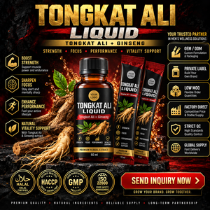Café instantané amer au Ginseng et Tongkat Ali de Malaisie pour hommes, riche en arômes, en sachet, marque privée, fournisseur OEM en gros - Product Image 1