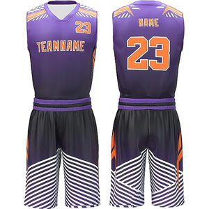 Camiseta de baloncesto negra y roja Reversible por sublimación profesional personalizada 2025, camiseta de baloncesto, uniformes de baloncesto - Product Image 3