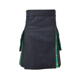 Kilt hybride grande taille en tartan pour hommes, logo personnalisé, couleurs, matériel personnalisé, haute qualité, prix de gros OEM/ODM - Product Image 2