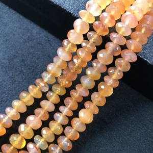 100% Natural IGI Certified Carnelian Rondelle <b>Loose</b> <b>Beads</b> 6mm-9.5mm AA Grade Orange Fire Vivaaz Gems Jaipur - Product Image 5
