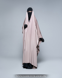 ชุดฮิญาบของผู้หญิงผ้าโพลีเอสเตอร์สุภาพเรียบร้อยหรูหราสำหรับใช้ในชีวิตประจำวันและกิจกรรมเสื้อผ้าและเครื่องประดับมุสลิมแบบดั้งเดิม - Product Image 2