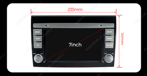 Mekede Xe Navigation Màn Hình Âm Thanh Coche pantalla Carro 360 Âm Thanh Stereo Car-Play Đa Phương Tiện Cho Fiat Bravo 2007-2014 - Product Image 2