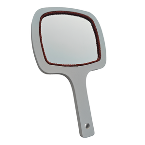 Espejo de Mano de Madera con Marco, Rústico, Adorable y Duradero, para Maquillaje, Cuidado de la Piel y Uso Personal Diario - Product Image 5