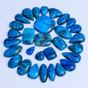 Cuarzo Shattuckite Natural de la Mejor Calidad, Gema Suelta en Cabujón, Formas Mixtas, Tamaños Personalizables de 10-60 mm, Sin Tratar, para Joyería - Product Image 2