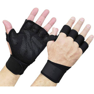 Unisex Half-Finger Gloves for Fitness Sports & Weight Lifting <b>Wrist</b> <b>Support</b> Cycling <b>Gym</b> Workout Gloves - Product Image 1