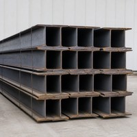 Poutre en H en acier laminé à chaud 100x100x6x8 ASTM A36 pour structure de bâtiment, fournie directement par l'usine, avec service de découpe et de soudage