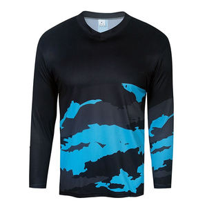 Vente en gros Maillot de pêche en polyester de haute qualité pour homme Chemise à manches longues respirante à séchage rapide Protection UPF50 Sublimation personnalisée - Product Image 4