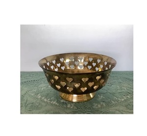Bol à chocolat en laiton poli brillant vaisselle de qualité supérieure bol à chocolat/fruits secs en laiton top vente - Product Image 1